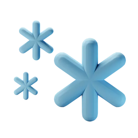 Chute de neige  3D Icon