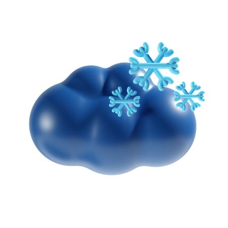 Chute de neige  3D Icon