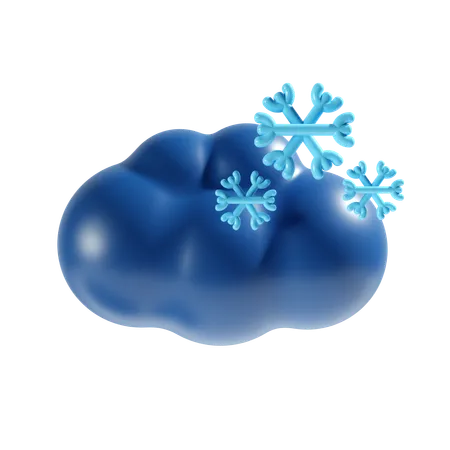 Chute de neige  3D Icon