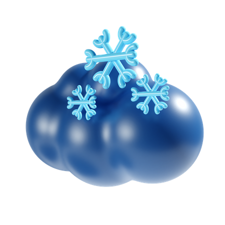 Chute de neige  3D Icon