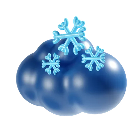 Chute de neige  3D Icon