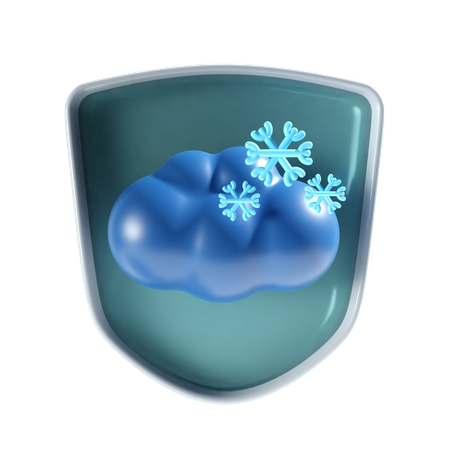 Chute de neige  3D Icon