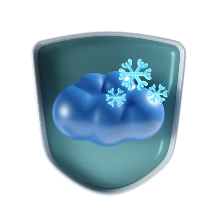 Chute de neige  3D Icon