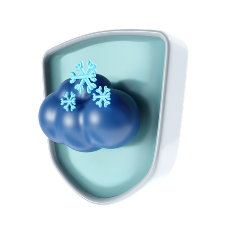 Chute de neige  3D Icon