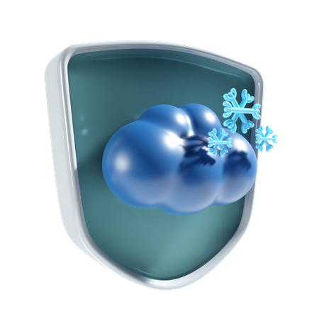 Chute de neige  3D Icon