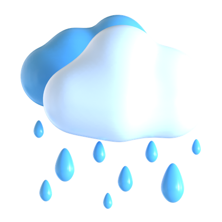 Chuva  3D Icon