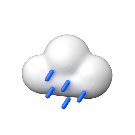 Chuva  3D Icon