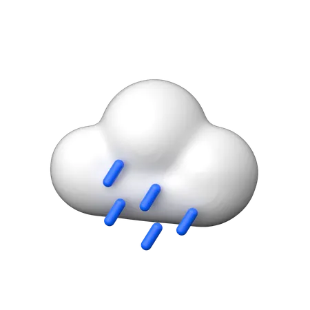 Chuva  3D Icon