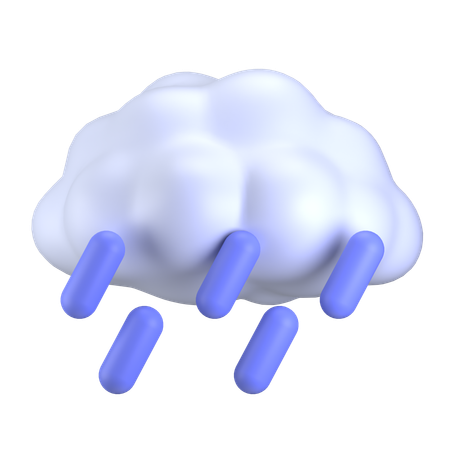 Chuva  3D Icon