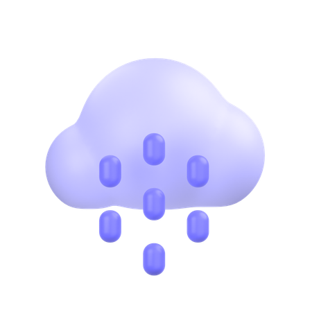 Chuva  3D Icon