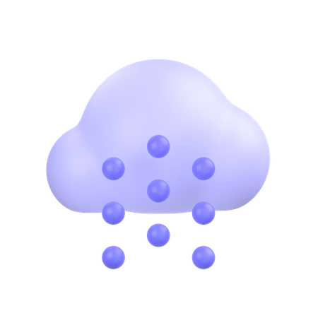 Chuva  3D Icon