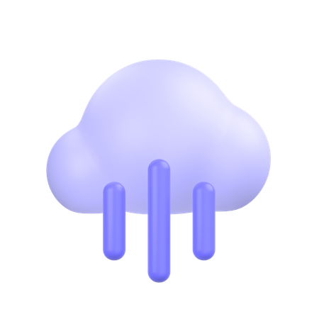 Chuva  3D Icon