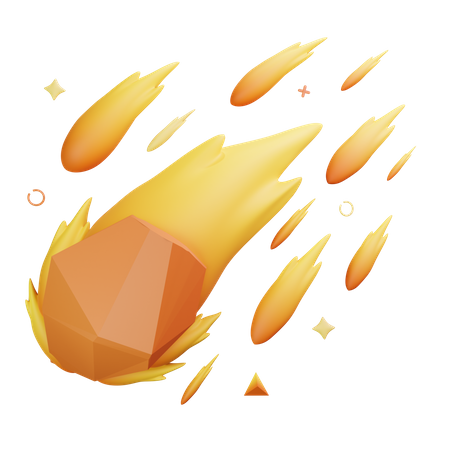 Chuva de meteoros  3D Icon