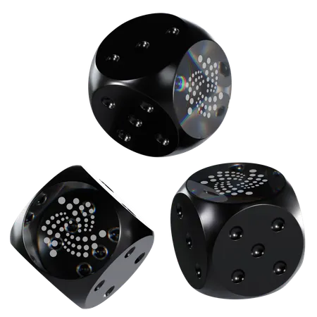 Dados de vidrio chz cripto  3D Icon
