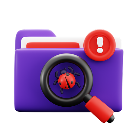 Error cibernético  3D Icon