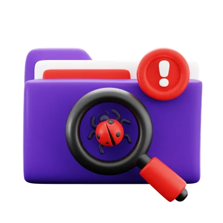 Error cibernético  3D Icon