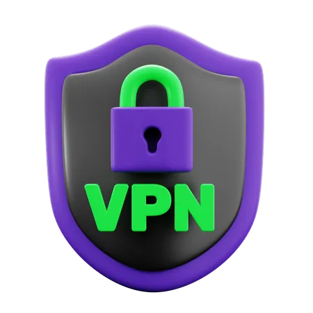 VPN cibernética  3D Icon