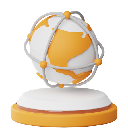Ciberespaço  3D Icon