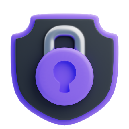 La seguridad cibernética  3D Icon