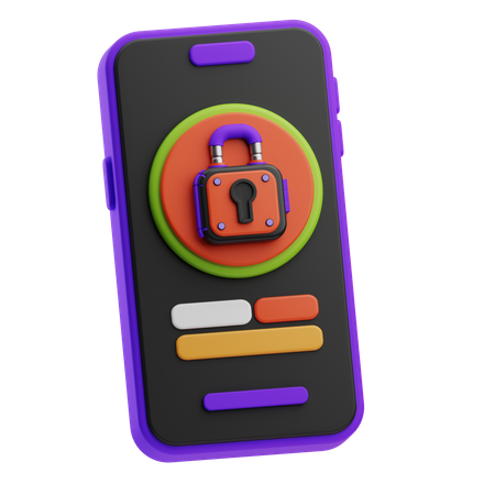 La seguridad cibernética  3D Icon