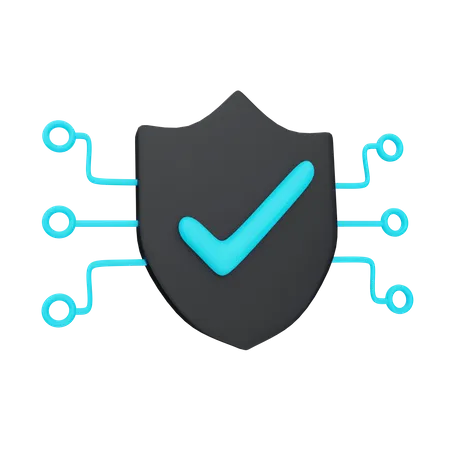 Seguridad cibernética 2  3D Icon