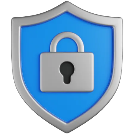 Icono 3 D De Seguridad Cibernetica 3D Icon