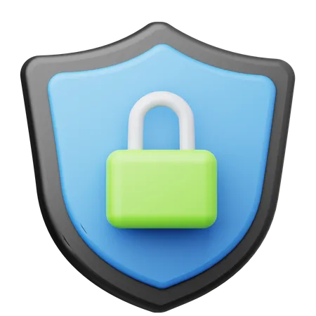 La seguridad cibernética  3D Icon