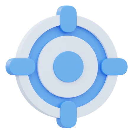 Cible  3D Icon