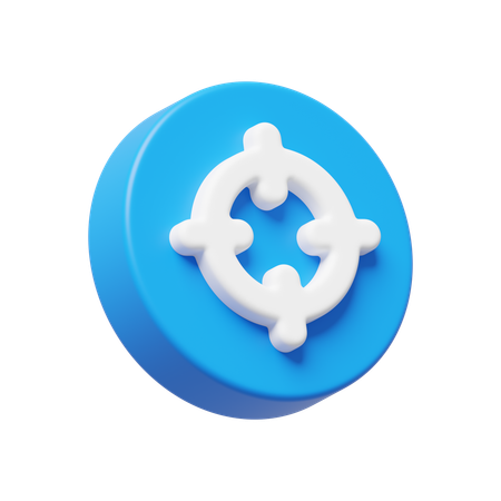 Cible  3D Icon