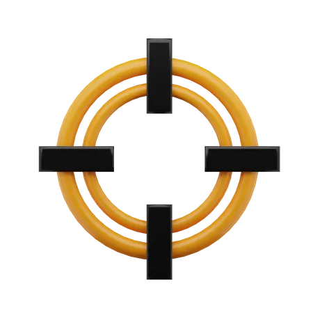 Cible  3D Icon