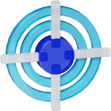 Cible  3D Icon