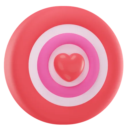 Cibler l'amour  3D Icon