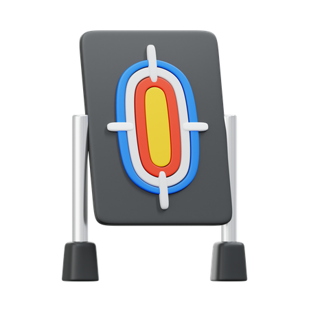 Cible de tir  3D Icon