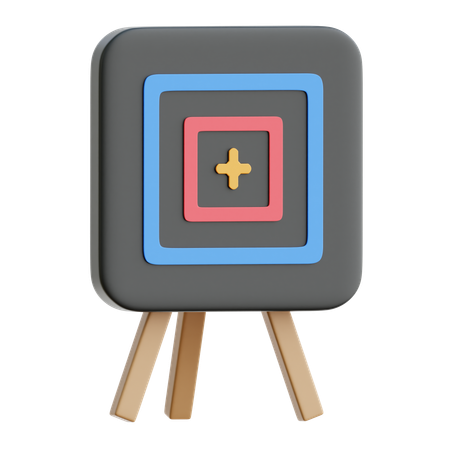 Cible de tir  3D Icon