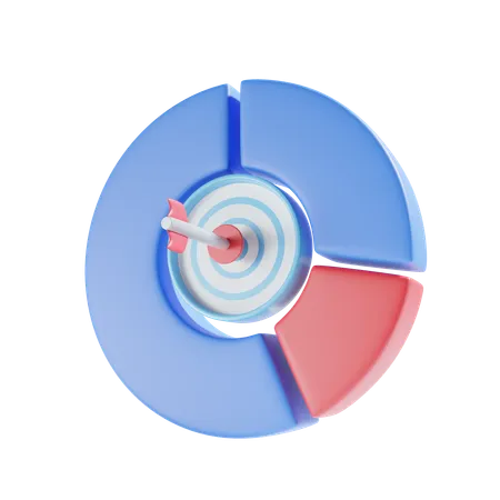 Cible commerciale  3D Icon