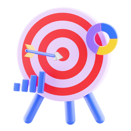 Cible commerciale  3D Icon