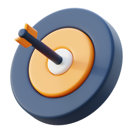 Flèche cible  3D Icon