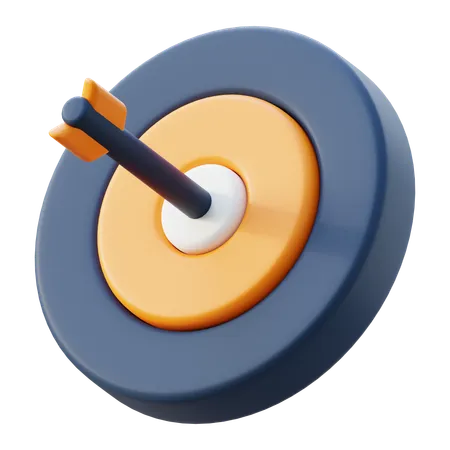 Flèche cible  3D Icon