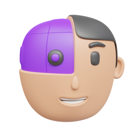 Ciborgue  3D Icon