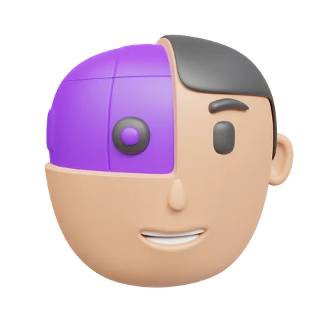 Ciborgue  3D Icon