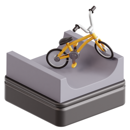 Ciclismo BMX  3D Icon