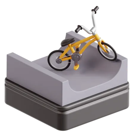 Ciclismo BMX  3D Icon