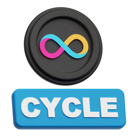 Ciclo de computador da internet  3D Icon