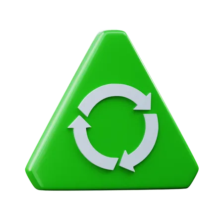 Ciclo de reciclagem  3D Icon