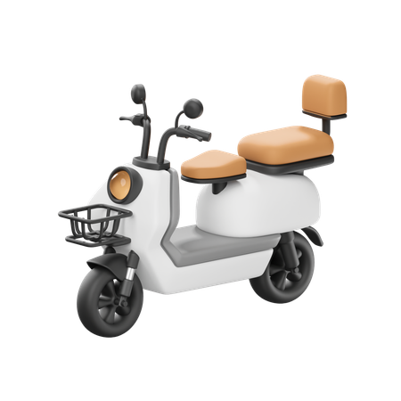 Ciclomotor  3D Icon