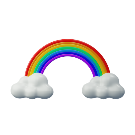 Cielo arcoiris  3D Icon