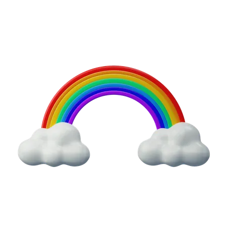 Cielo arcoiris  3D Icon