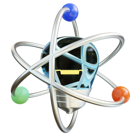 Ilustracion 3 D Ciencia 3D Icon