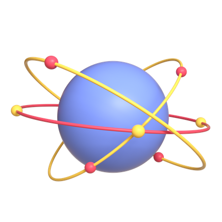 Átomo da ciência  3D Icon