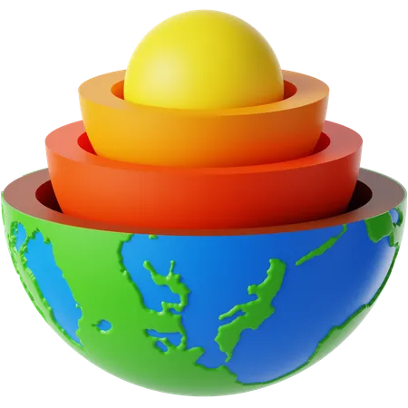 Ciência da terra  3D Icon